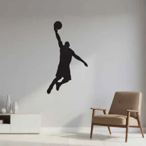Wallsticker professionell basketbollrörelse I lager
