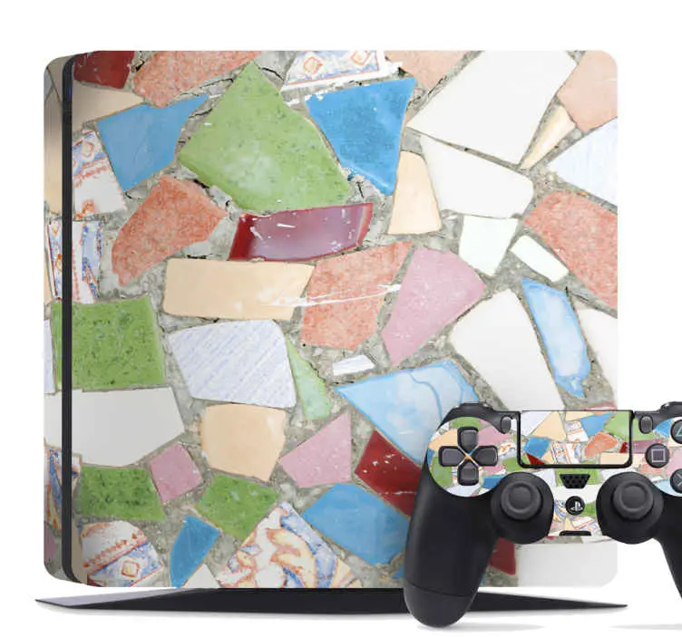 Färgade stenar ps4 dekal Fynd