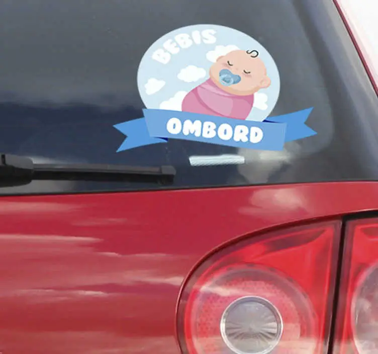 Barn ombord på bildekal Nedsatt pris