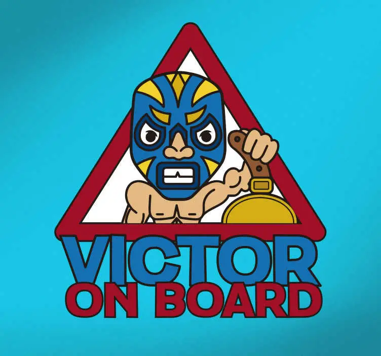 Fynd Baby wrestler fordonetikett