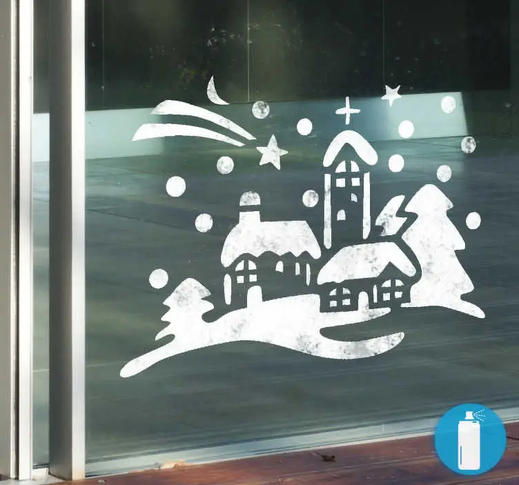 Lägg i varukorgen En liten stad juldekoration