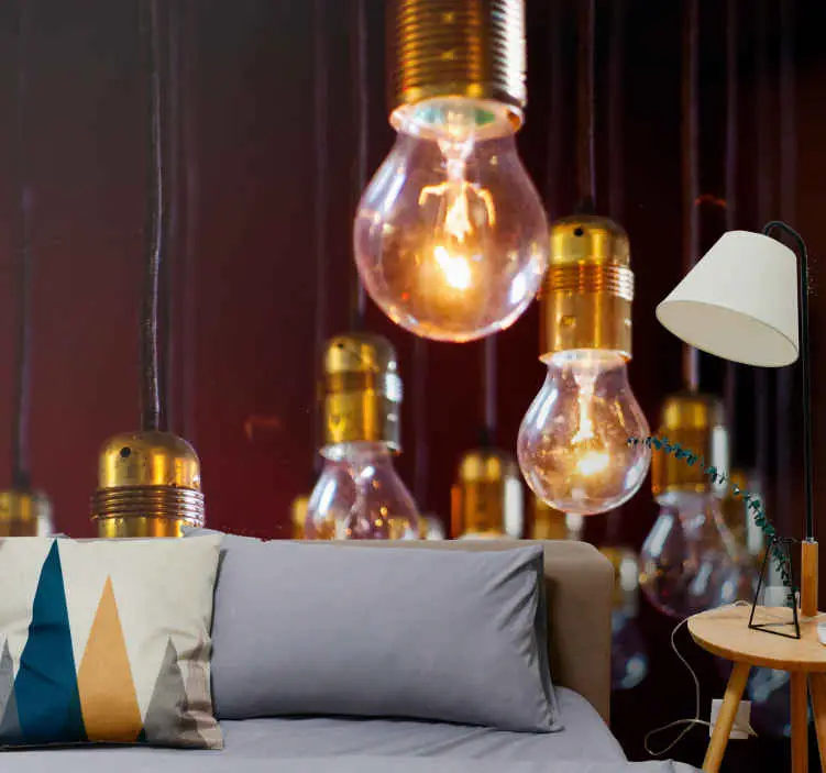 Fototapeter fordon edison glödlampa kluster Beställ nu