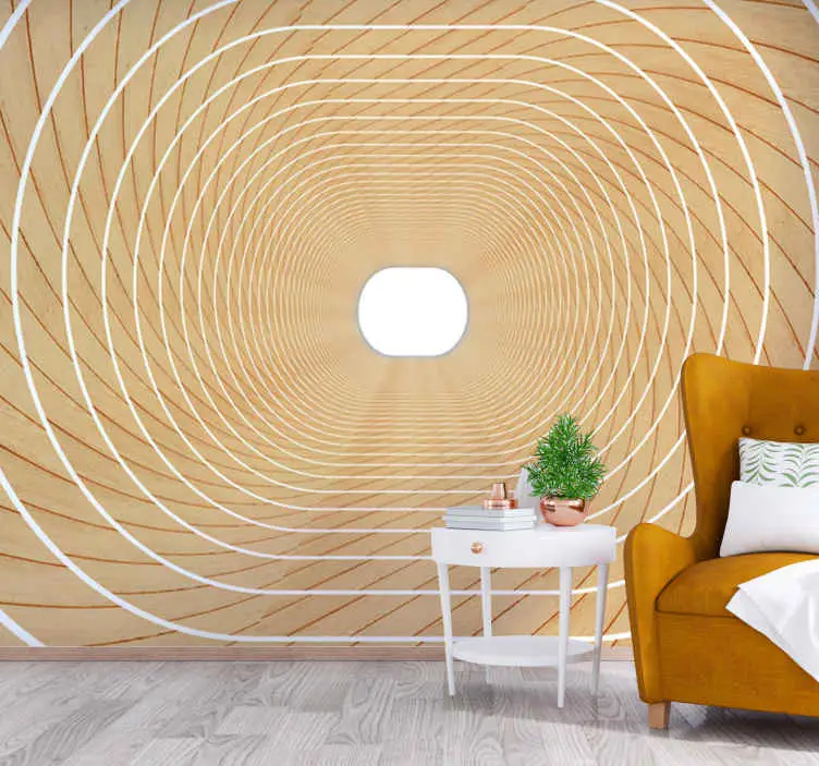 Fototapeter textur och mönster spiralträ mönster Outlet