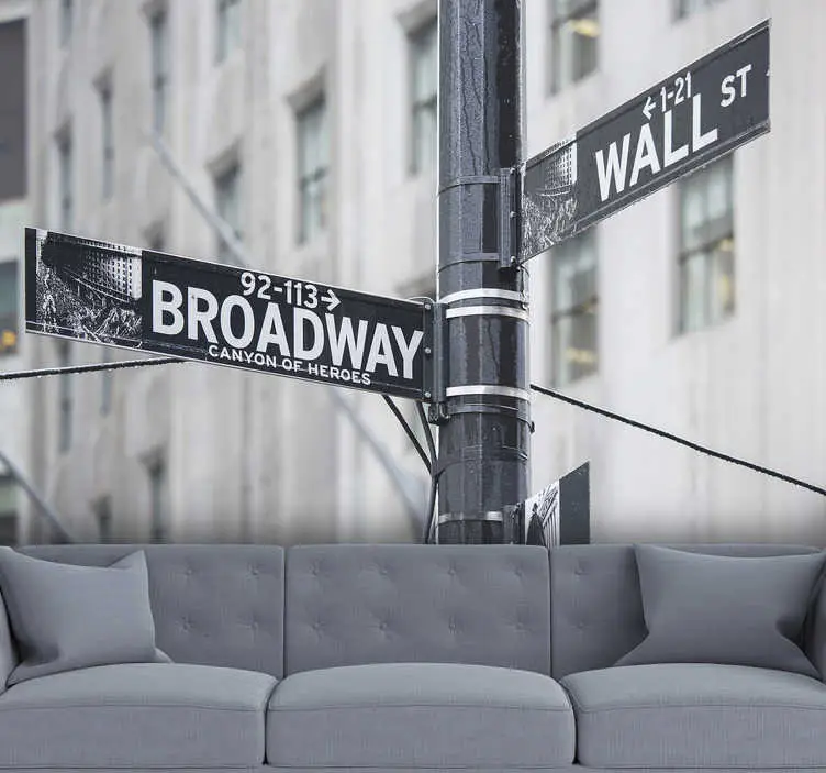 Snabb frakt Broadway sign new york fototapet