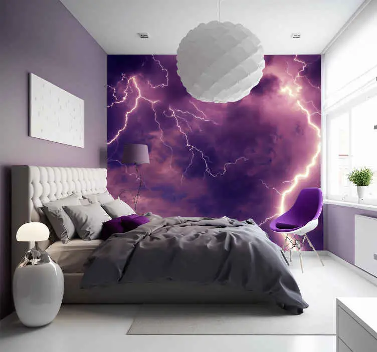 Beställ idag Moln och blixtar Fototapeter Sky