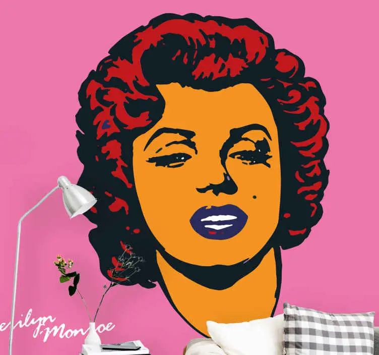 Beställ nu Fototapeter personer marilyn monroe porträtt