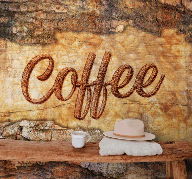 Nedsatt pris Fototapeter fraser kaffe texturerad design