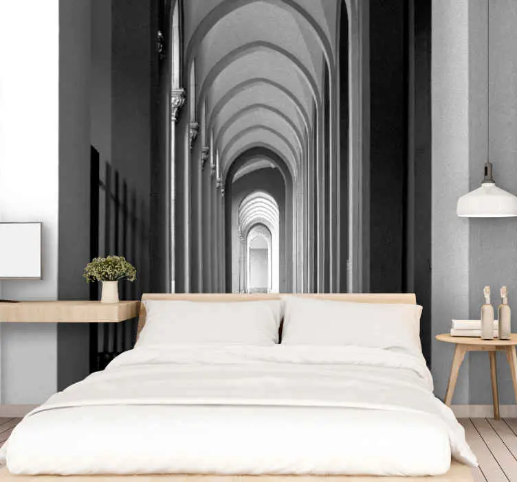 Nedsatt pris Fototapeter städer och länder arkitektonisk valvperspektiv