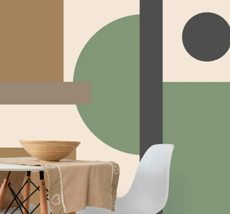 Fototapeter abstrakt geometrisk formorganisation Premium