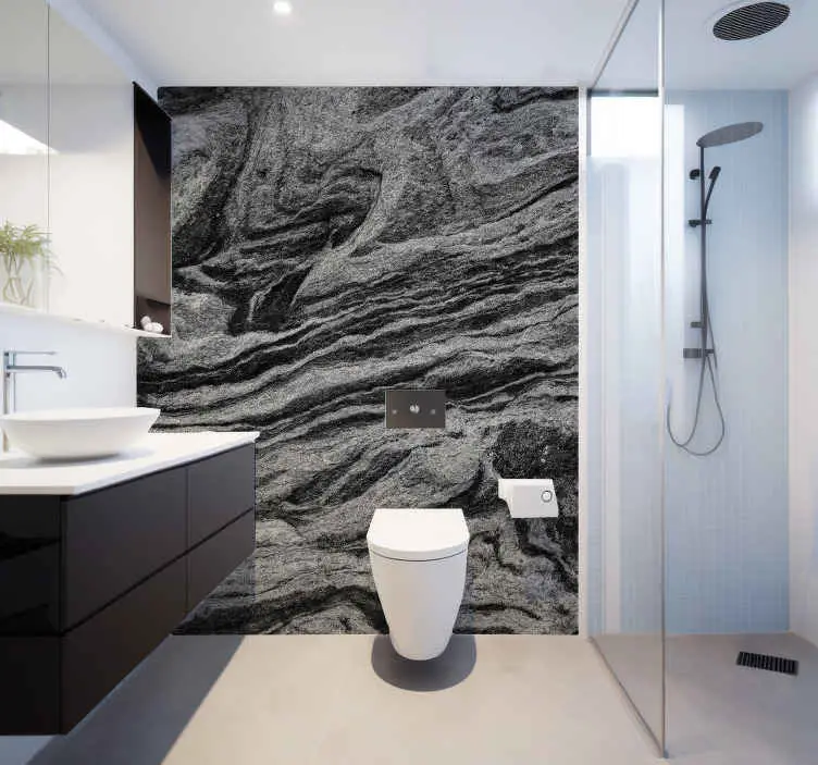 Naturlig grå textur Badkar Fototapeter Nyhet
