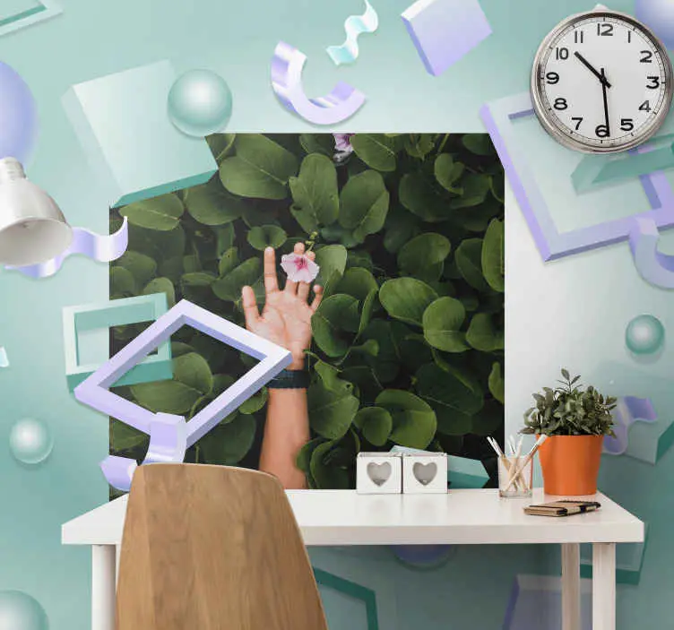 Sista chansen Fotovägg för effekt 3d med anpassade väggmålningar för foto