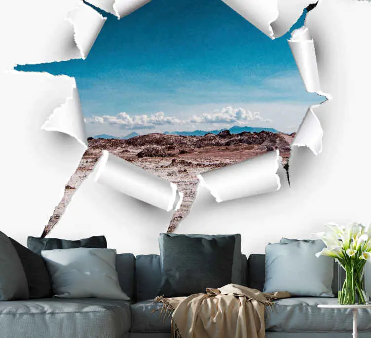 Beställ nu Fototapeter fjäll fantastisk landskapsutsikt
