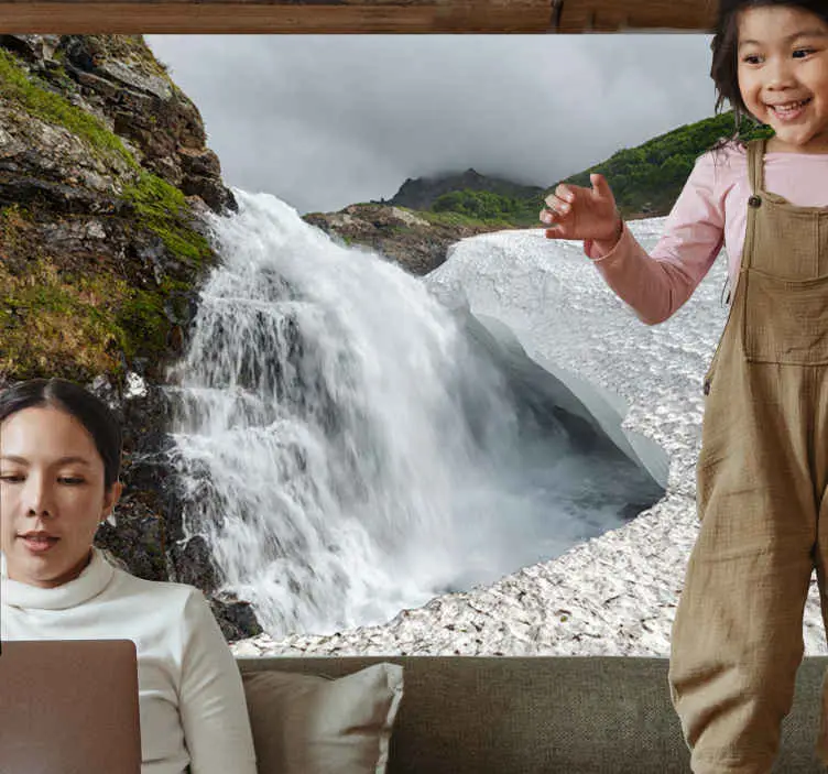 Outlet Fototapeter natur vattenfallscen utsikt