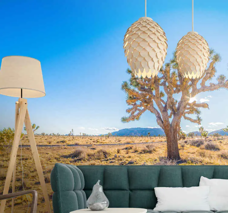 Fototapeter fjäll joshua tree landskap Kampanjpris