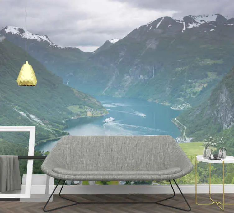 Fototapeter landskap fantastiska fjordutsikter Beställ idag